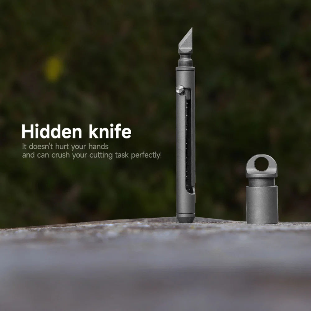 The AcePick – Titanium Quick-Release Toothpick & Multi-Tool