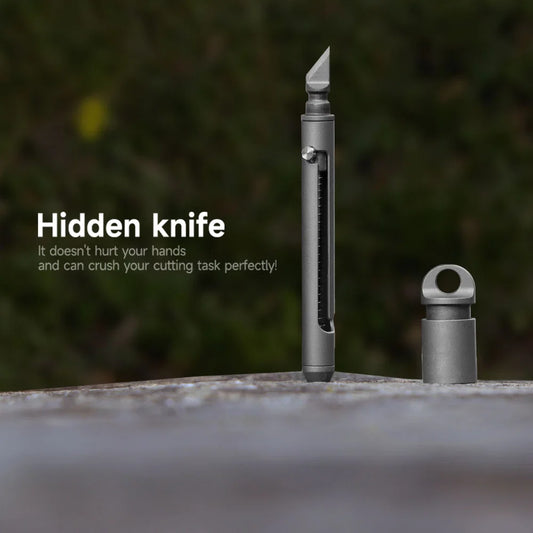 The AcePick – Titanium Quick-Release Toothpick & Multi-Tool
