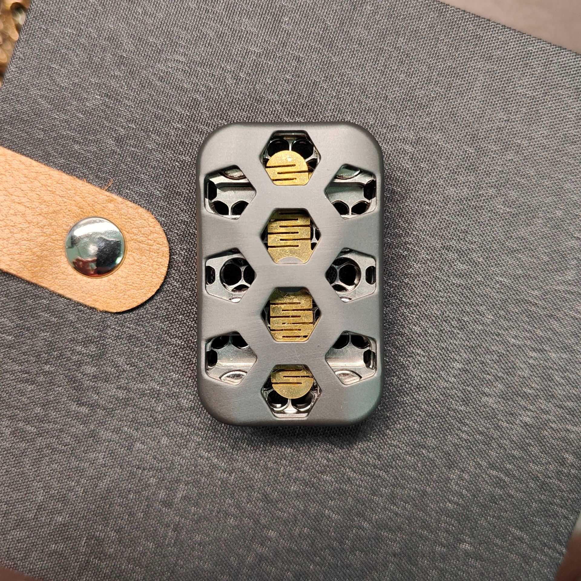 JZEDC Alpha Zirconium Alloy Slider | Mechanical EDC Fidget Toy