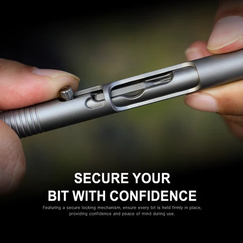 Bullet Ant 3.0: Titanium Tactical Bolt-Action Multi-Tool Pen