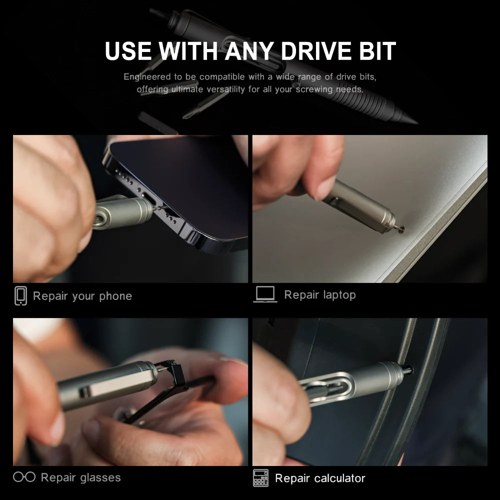 Bullet Ant 3.0: Titanium Tactical Bolt-Action Multi-Tool Pen
