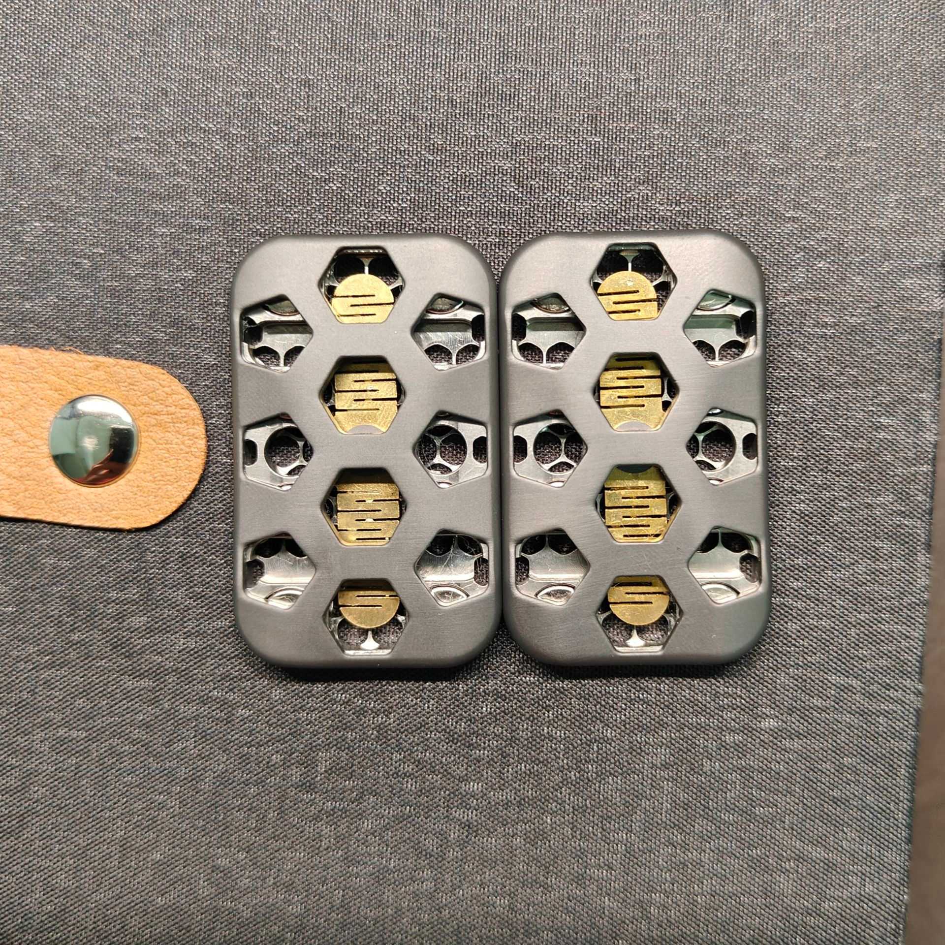 JZEDC Alpha Zirconium Alloy Slider | Mechanical EDC Fidget Toy