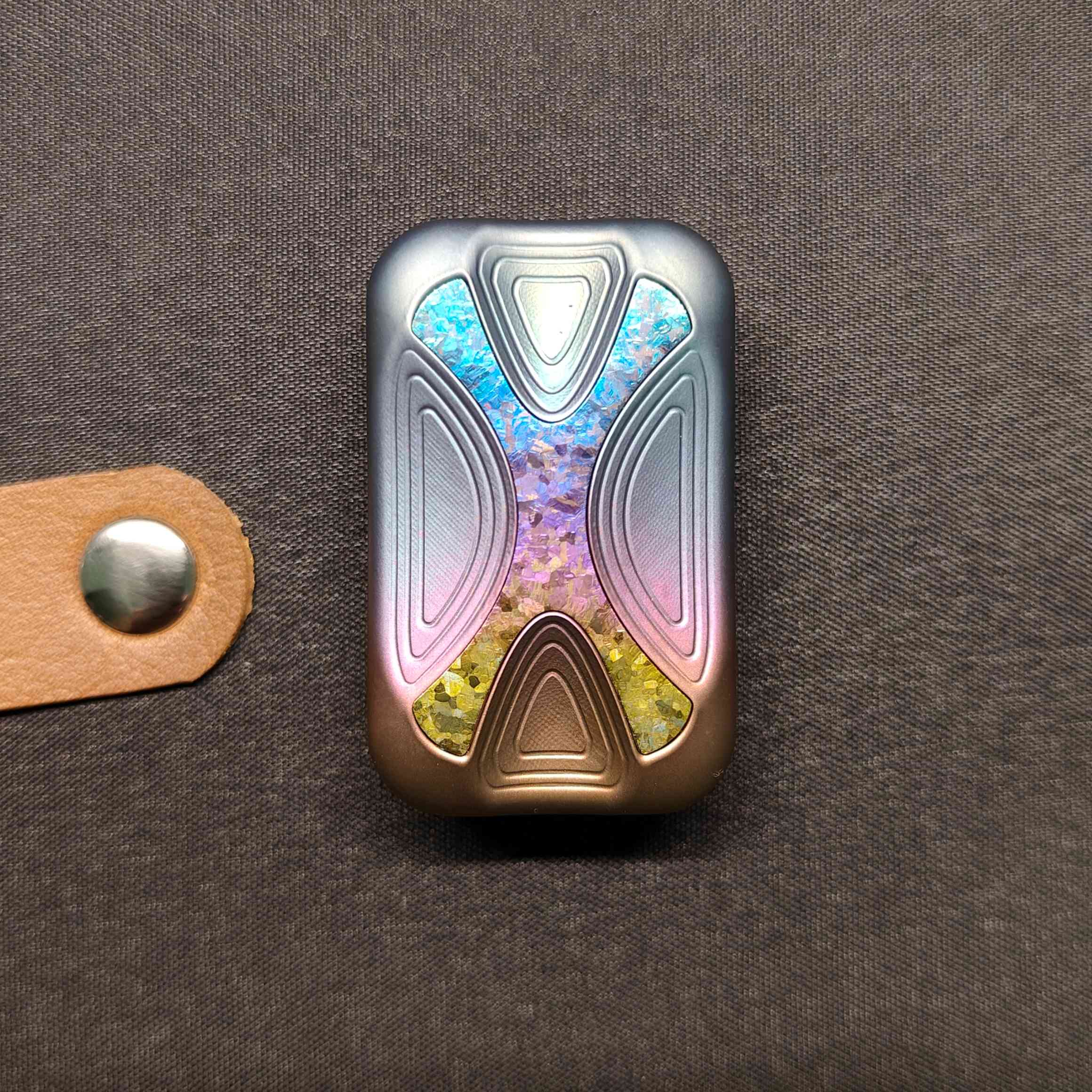 JZEDC XX Infinite Position Slider – Titanium Alloy Fidget Toy