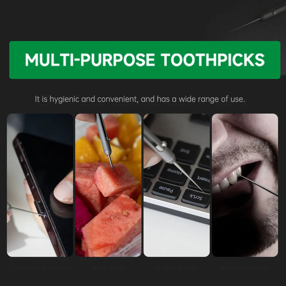 The AcePick – Titanium Quick-Release Toothpick & Multi-Tool